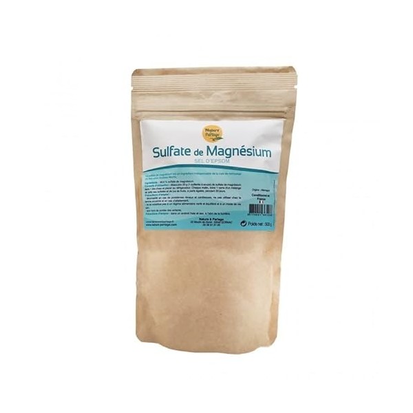 Sulfate de magnésium sel dEPSOM 500g Magnésium