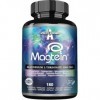 Magtein® Magnesium L-Threonate 144 mg par dose journalière - 180 gélules végétaliennes - approvisionnement de 60 jours - pour...