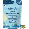 Triple Magnésium - Végétal Laitue de Mer Bio , Marin SiMAG®, Bisglycinate - 60 Gélules Vegan 1 à 2 mois - Haute Absorption