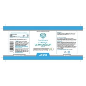 Complexe de Magnésium L-Thréonate 7-en-1 avec 1000 mg de Magtein, plus Magnésium sous forme de Bisglycinate, Taurate, Citrate