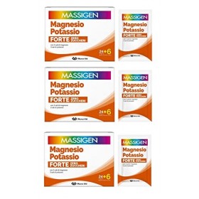 Massignen Lot de 3 sachets de magnésium et de potassium Forte