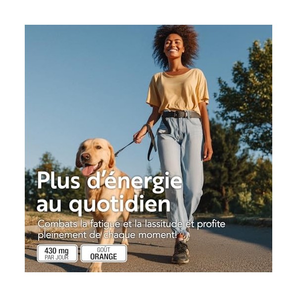 Magnesium en Poudre PiùLife – 215 mg par Dose – Carbonate et Pidolate – Sans Sucre, Goût Orange – Complexe magnesium 300 g – ...