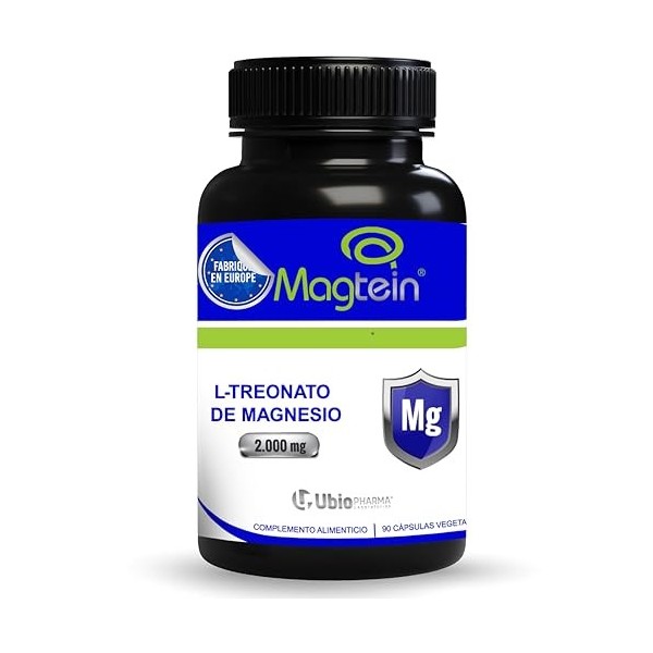 Magnésium L-Thréonate Magtein® 200 Mg - 90 Capsules - Haute Assimilation Cérébrale - Soutient Mémoire Et Concentration - Favo