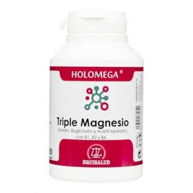 Holomega Triple Magnésium dEquisalud, 180 capsules