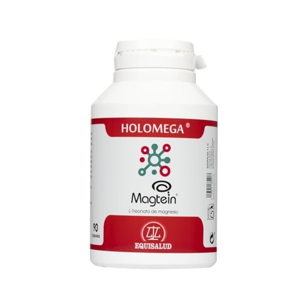 Holomega Magtein L-Thréonate de magnésium dEquisalud 90 capsules