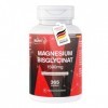 Bisglycinate de magnésium 1500mg - 365 gélules - magnésium chélaté - 300mg de magnésium par dose journalière - hautement dosé