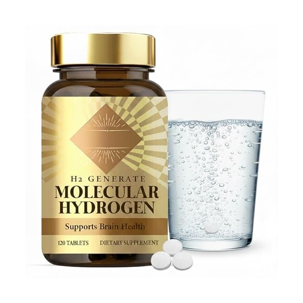 Comprimés deau hydrogène, 120 gélules, comprimés dhydrogène moléculaire à dissolution rapide pour leau potable, pour la sa