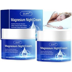 Crème de Magnésium pour Sommeil,2pcs Beurre de Magnésium pour Le Sommeil,Crème Au Magnésiumss,Crèmes de Sommeils Apaisantes a