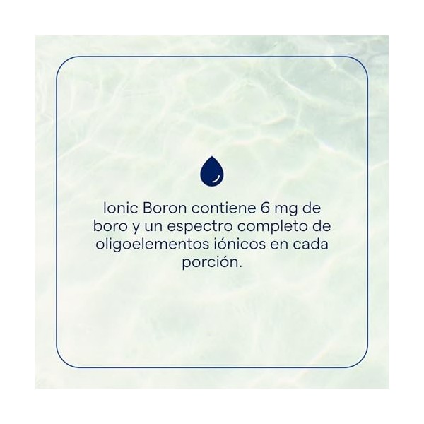 Trace Minerals - Bore Ionique Liquide|6 mg de Bore|Soutient le Métabolisme Osseux, la Fonction Cérébrale et les Articulations