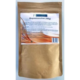 Citrate de magnésium pur 300G | 2500 mg | 4 mois de traitement | énergie et récupération rapide | haute biodisponibilité | l