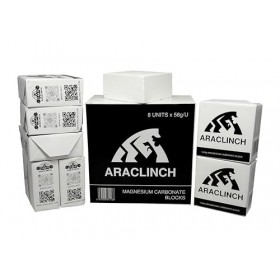 ARACLINCH -b : Bloc de magnésium 56gx8u, blocs de magnésium pour escalade, crossfit, gym, haltérophilie, callisthénie, craie 