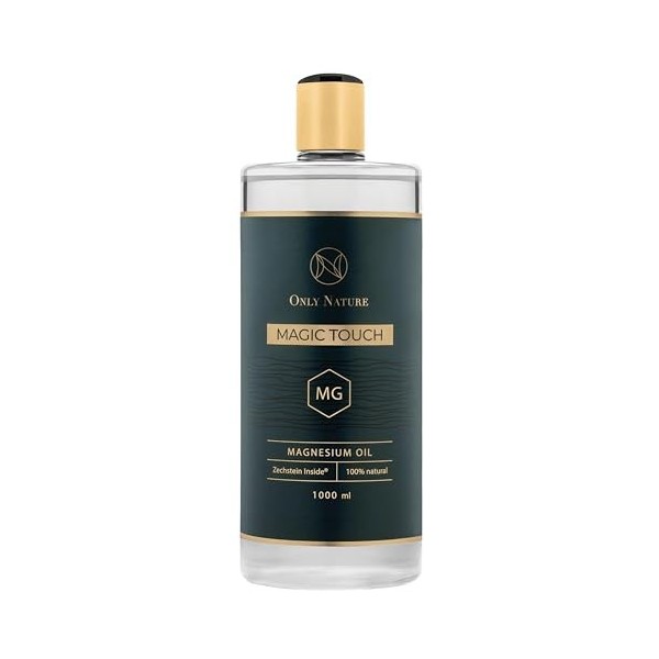 Huile de magnésium Zechstein Inside 150 ml – Magnésium pur naturel à 100% pour la peau – Détend, favorise un sommeil sain et ...