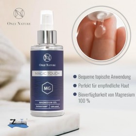 Gel de magnésium à appliquer 150ml – Gel de magnésium pur naturel Zechstein à 100% – Détend, favorise un sommeil sain et rédu