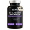 BOOSTIES Magnésium Bisglycinate, Enrichie vitamine B6 & D3– 1927 mg de magnésium - Haute Absorption – Réduction de la Fatigue