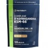 Magnésium et Ashwagandha KMS-66 | 120 Gélules Vegan | Complément Alimentaire Avec Ashwagandha Zinc Magnesium | Vitamine B6 | 