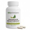 BiOptimizers Magnesium Breakthrough 4.0 Complexe 7-En-1, 30 Gélules Véganes – Magnesium Bisglycinate, Malate, Taurate Et Citr...