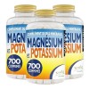 Magnésium et Potassium 4200 comprimés - Citrate de magnésium et de potassium - Contre la fatigue et lépuisement physique, la ...