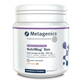 Metagenics NutriMag Duo - Magnésium - Contribue à la Réduction de la Fatigue et au Fonctionnement Normal des Muscles et du Sy...