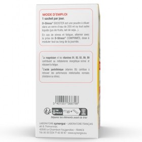 Pack « Mémoire & Concentration » | 3 D-Stress BOOSTER 20 Sachets + D-Stress FOCUS 30 Comprimés | Examens, Entretien, Rentrée 