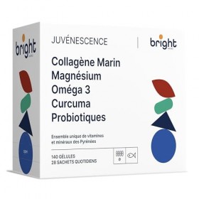 Puissant complément de collagène marin + magnésium + oméga-3 + curcuma. pour les articulations et le bien-être général. 28 sa