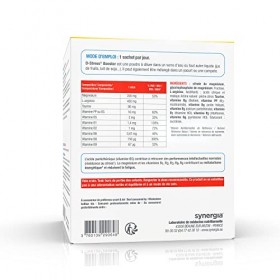 D-STRESS BOOSTER Pack Eco 60 sachets | Magnésium de 3ème génération, Taurine, Arginine, Vitamine B | Booste l’Énergie Physiqu