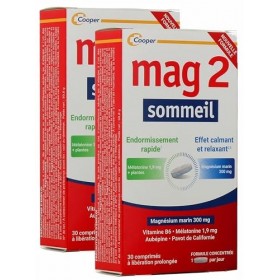 Mag 2 Sommeil NOUVELLE FORMULE - Lot de 2 x 30 Comprimés
