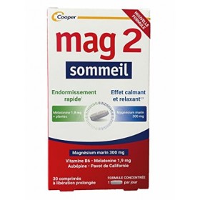 Mag 2 Sommeil NOUVELLE FORMULE - Lot de 2 x 30 Comprimés