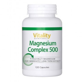 VitaminExpress Vitality Nutritionals - Complexe de magnésium 500 composé de 7 composés différents de magnésium : citrate, gly