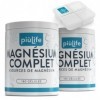 Magnesium Complex 6 Sources – 300 mg par jour, Haute Biodisponibilité – 360 Gélules PiùLife, avec Magnesium Bisglycinate, Cit...