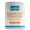 Potassium Magnesium Poudre 600g Orange PiùLife, Avec Vitamine B12, B6, B1, Acide Folique, Vitamine C, Complement Alimentaire ...