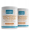 Potassium Magnesium Poudre 600g Orange PiùLife, Avec Vitamine B12, B6, B1, Acide Folique, Vitamine C, Complement Alimentaire ...