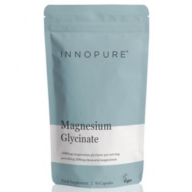 INNOPURE Magnésium Bisglycinate, Complément Alimentaire Hautement Biodisponible - 1000 mg par Portion Fournissant 200 mg de M