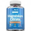 Citrate de Magnésium avec Vitamine C Gummies pour Adultes et Enfants 5+ | 60 Gommes Véganes Fruits Rouges - 150mg Magnésium