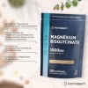 Magnesium Bisglycinate 1000mg | 120 Comprimés Végan | Magnésium Glycinate | Complement Alimentaire Haute Absorption | Horbaac