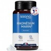 Magnésium Marin 300 mg - Vitamine B6 | Fatigue - Stress - Sommeil | 4 mois de cure | 120 Gélules | Fabriqué en France