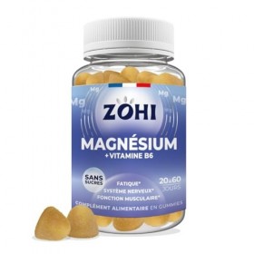ZOHI-Pilulier MAGNESIUM - 60 gommes - fabriqué en France - sans sucres