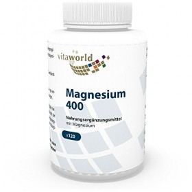 Vita World Magnésium 400mg 120 capsules Made in Germany