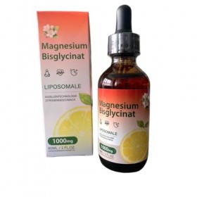 Magnesium Bisglycinat Tropfen – mit Mikellentechnologie – Zitronengeschmack – vegan – 5 ml Flasche Magnésium