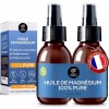 Huile de magnésium ultra pure en spray 100 ml – Huile de Zechstein pure 100% naturelle de Organic Magnesium | Parfait pour le...
