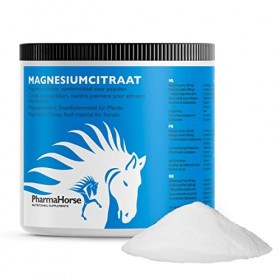 PharmaHorse Citrate de Magnesium Cheval | pour Les Fonctions nerveuses du Cheval | Capacité de Concentration | Maintien des M