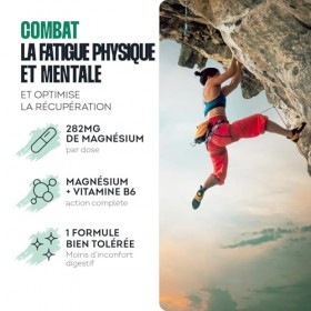 Impulse Nutrition - Magnésium Bisglycinate - Vitamine B6 - Fatigue, Énergie & Récupération - Haute Absorption - Complément Al...