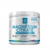 Magnesium Citrate 300mg Par Dose PiùLife, 2 Par Jour Avec Vitamine B6 B5 B1, Complément Citrate De Magnesium Pur, Système Ner...