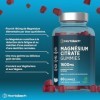 Magnésium Gummies Adulte | Magnesium Citrate | Alternative to Iron Tablets | 60 Vegan Gummies | by Horbaach