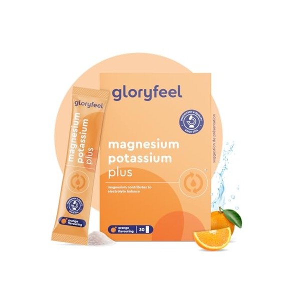 Magnésium et Potassium Complément Alimentaire avec Vitamines B, C et Minéraux, Augmente lÉnergie & Soutient les Muscles, Reh