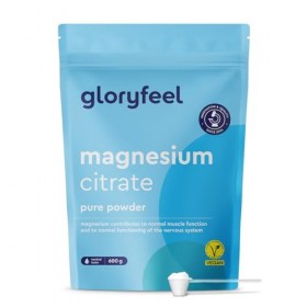 Magnesium Pur, 600g de Poudre 6 Mois de Réserve , Citrate de Magnésium Fortement Biodisponible, Pour Augmenter LÉnergie & F
