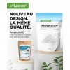 Magnésium Pure - 600 g de poudre 4,3 mois de réserve - Testé en laboratoire teneur en substances actives & pureté - Poudr Mag...