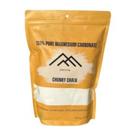 Eskotin Magnésium descalade 400 g – Chunky Chalk 100 % carbonate de magnésium pur – sans additifs – Adhérence maximale pour 