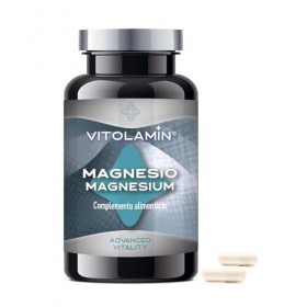 Magnésium VITOLAMIN® 200 gélules végétariennes | Supplément de citrate de magnésium pur 100% naturel | Indispensable au fonct