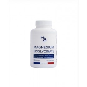 MB FITNESS Magnésium Bisglycinate – Formule synergique avec taurine et vitamine B6 - Fatigue, Stress & Sommeil, 120 Gélules, 