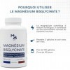 MB FITNESS Magnésium Bisglycinate – Formule synergique avec taurine et vitamine B6 - Fatigue, Stress & Sommeil, 120 Gélules, 